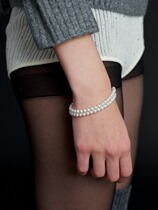 LOVE ME MONSTER Korean Two Line Pearl Bracelet bracelet