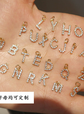 定制字母小众设计珍珠项链毛衣链