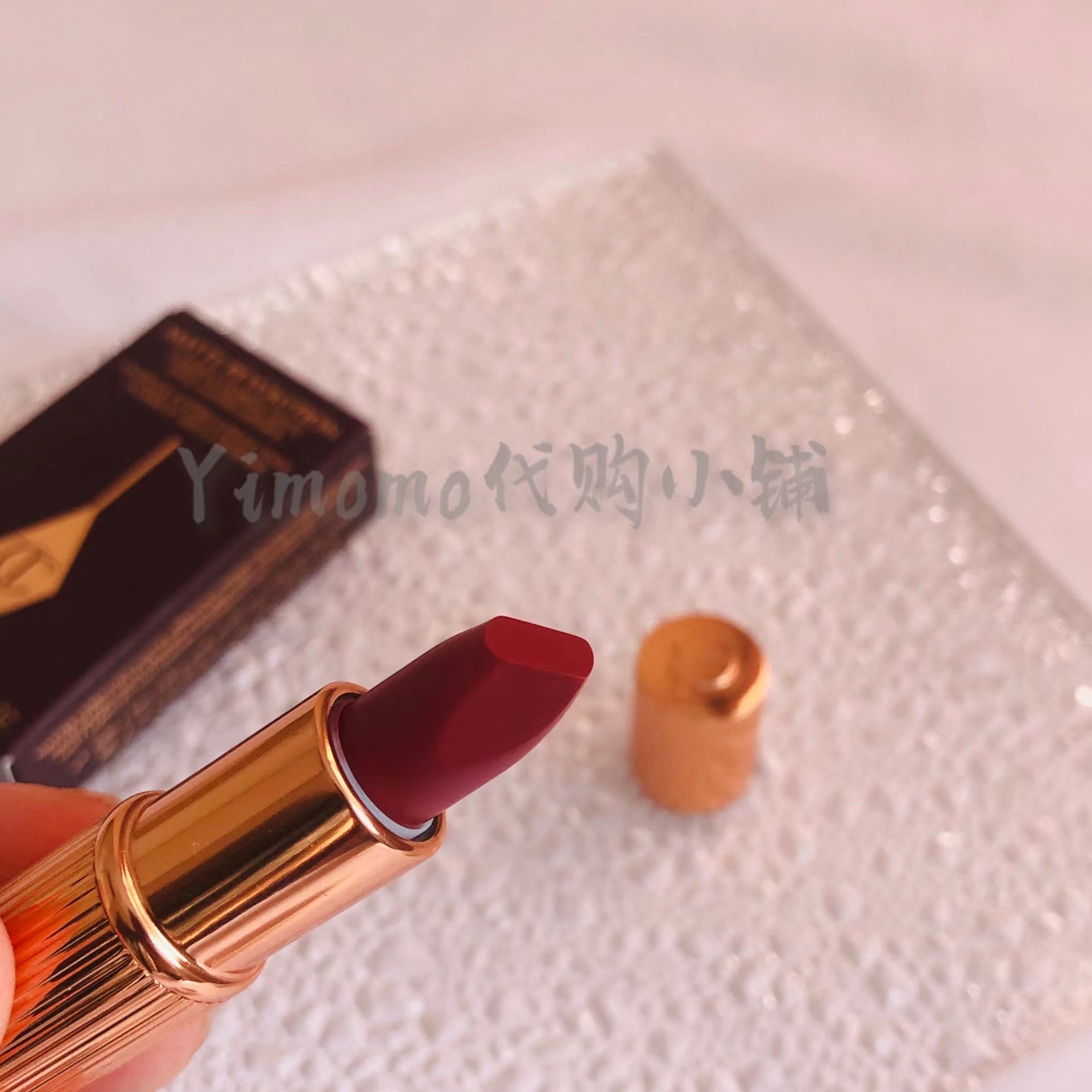 Charlotte tilbury CT哑光小口红PILLOW TALK 1.1g枕边话 奶茶色 - 图1