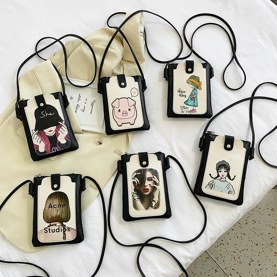 Mobile phone bag women's crossbody 2025 crossbody Korean style shoulder bag