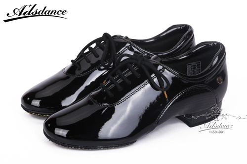 Подлинный Adsdance Moder's Modern Dance Shoes National Modern Modern Moder Male 2 4012 Импортированные патентные кожаные танцевальные туфли