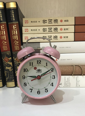金属机芯发条机械学生老式闹钟