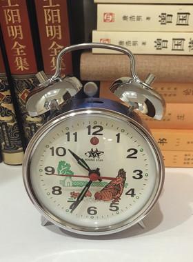 金属机芯手动老式复古怀旧闹钟