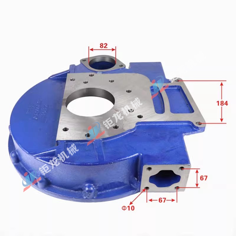 云内4100 4102QB YN33CR 38CRD发动机飞轮壳HA10008077离合器壳 - 图0