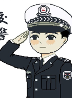 订做卡通兵哥消防交警点钻照片真人钻石画满钻客厅八一情人节礼物