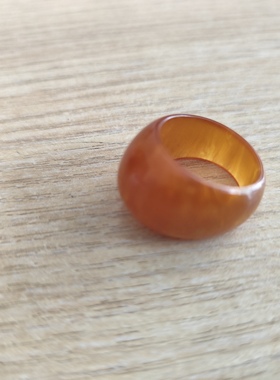 中东蜜蜡紫金沙戒指时尚饰品