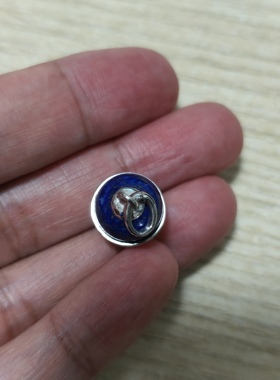纯银镶嵌饰品配件天然青金石特价