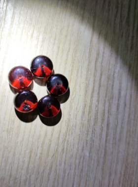 天然琥珀蜜蜡波罗的海血珀算盘隔珠12×6mm