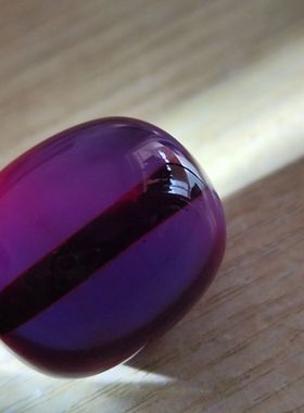 中东蜜蜡蓝精灵变色款大桶珠散珠时尚吊坠配饰老料