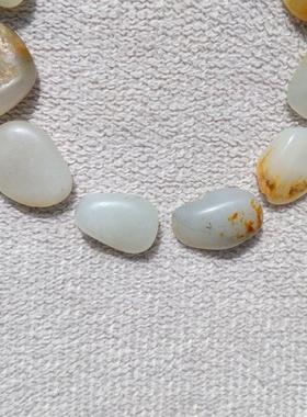 枣红皮保真籽料原石小籽手链