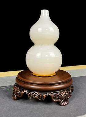 客厅葫芦摆件天然玉石福禄平安