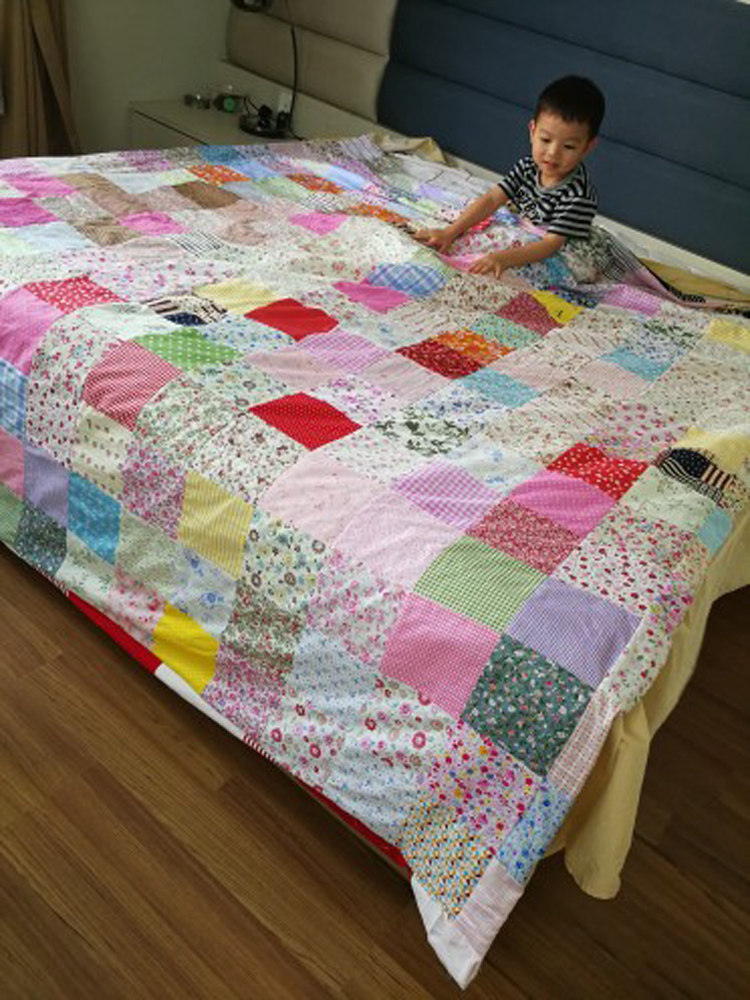 婴儿宝宝儿童纯棉布料手工床品百家被套被面被芯加工定制成品服务,淘宝优惠券,粉丝福利购,淘宝优惠卷