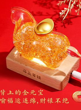 上新了故宫马上有钱风暴瓶小夜灯