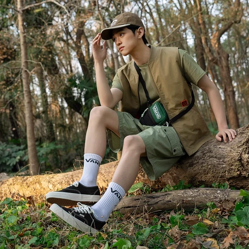 Vans, классическая низкая обувь для отдыха, тканевые туфли, официальный продукт