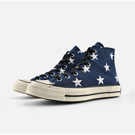 dark blue high top converse