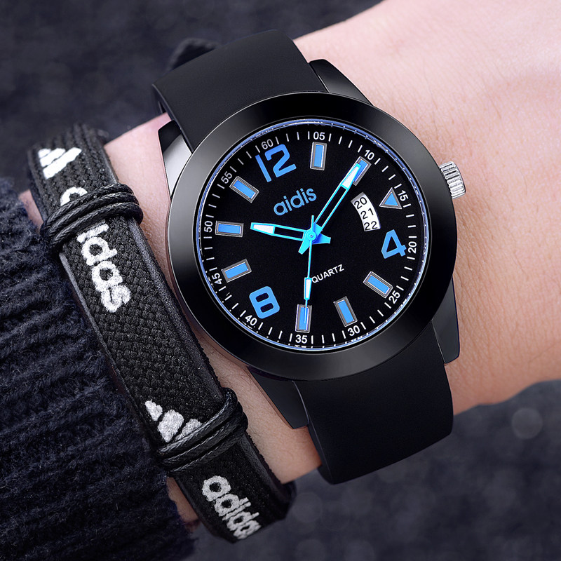 儿童男学生韩版潮流青少年石英表 华城欣饰品国产腕表