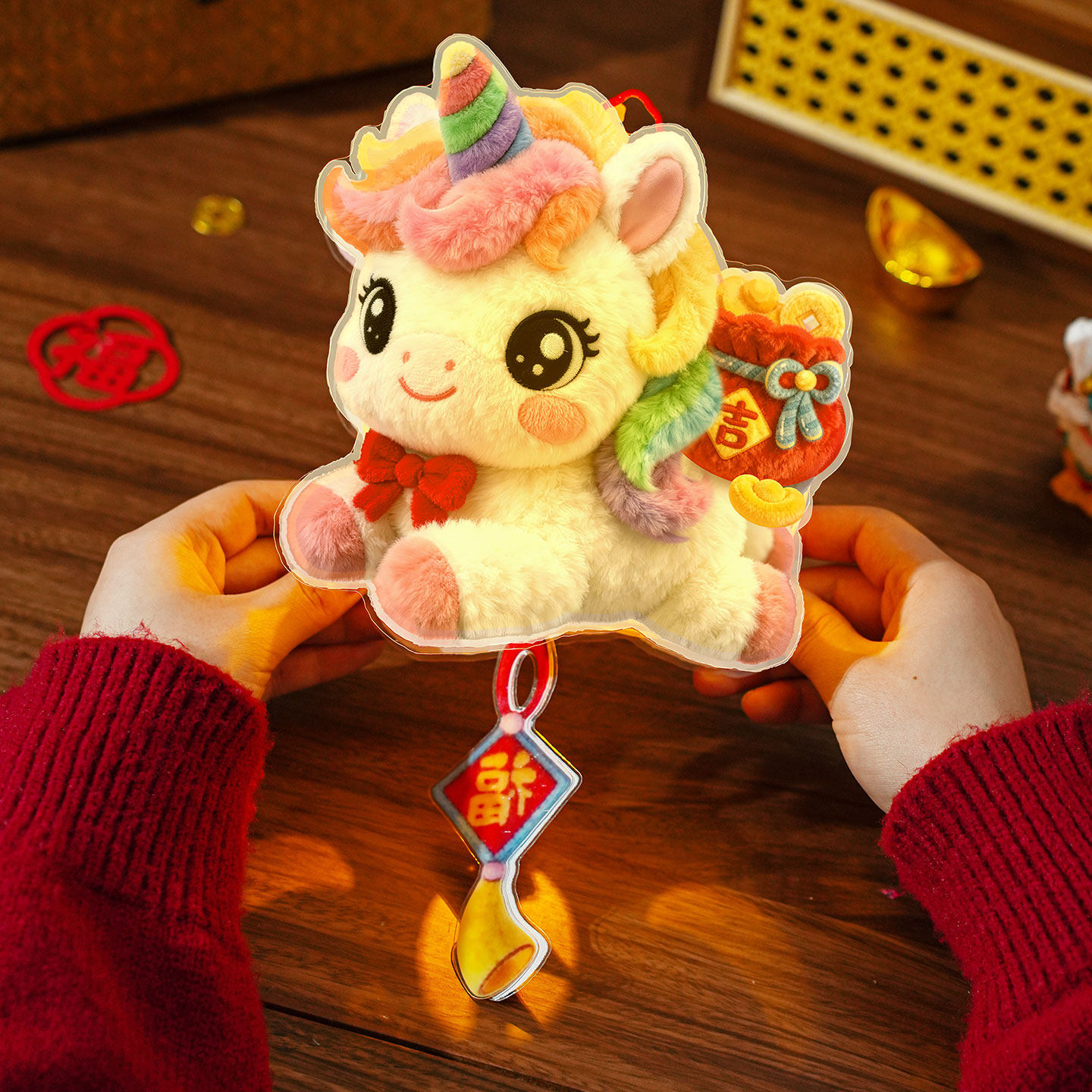 2026新款新年马年手工DIY灯笼幼儿园儿童卡通灯笼过年春节小礼物,淘宝优惠券,粉丝福利购,淘宝优惠卷