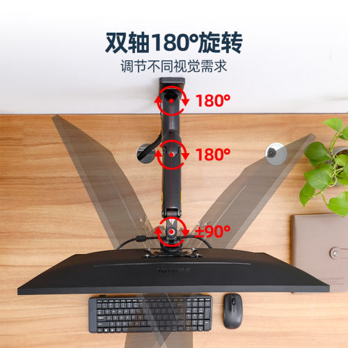 NB F150显示器壁挂支架电脑挂墙挂架旋转伸缩工控设备机械臂F120 - 图2