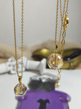 香水项链扩香茗树奇遇玻璃珠