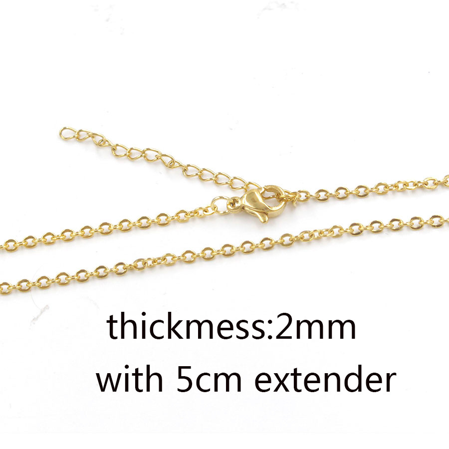 RUMNVNTY不锈钢链条项链 Cable Chains necklace 45cm ins简约-图0