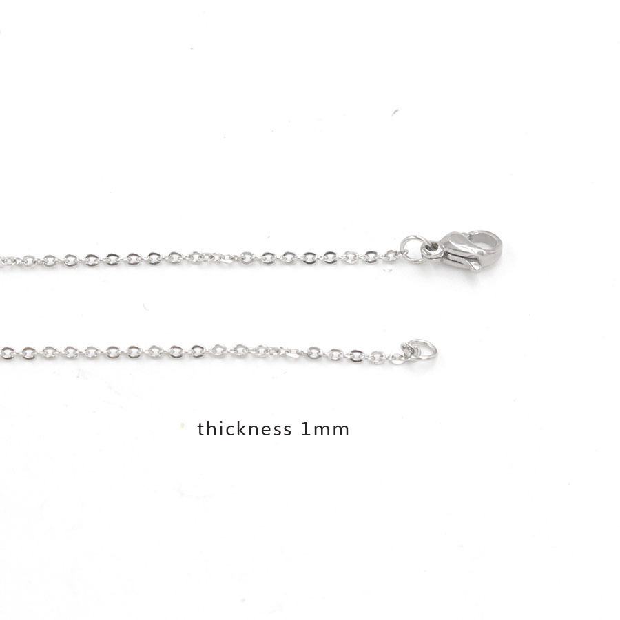 RUMNVNTY  不锈钢链条项链 Cable Chains necklace 60cm  ins简约 - 图3