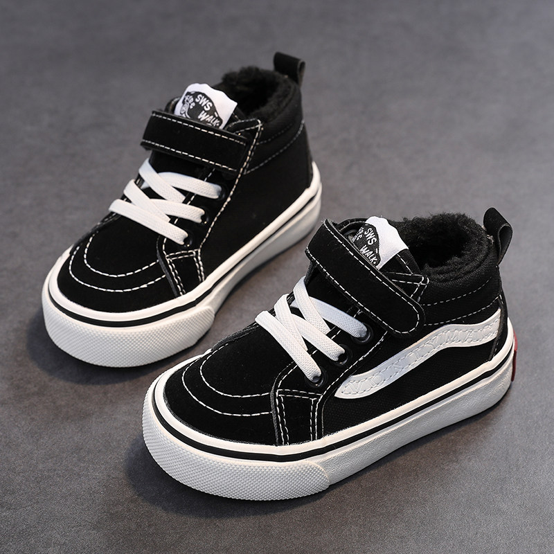 2025冬季新款儿童加绒帆布鞋男童二棉鞋高帮板鞋女童保暖宝宝冬鞋,淘宝优惠券,粉丝福利购,淘宝优惠卷