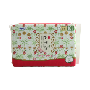 4包韩国LG贵爱娘卫生巾日用