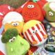 Dumpling ໄກ່ stuffed toy burger doll