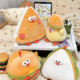 Dumpling ໄກ່ stuffed toy burger doll