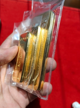 新款交行仿真金条100/200克500克
