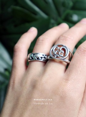 印度手工925银饰女ins小众设计