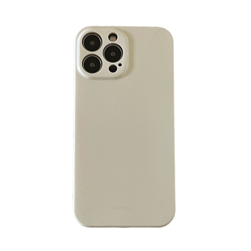 himoon新款奶白/渲染奶绿设计15小众手机壳适用14promax苹果13全包镜头防摔软 - 图3