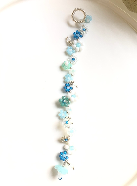 捷克珠男女串珠手链天然石