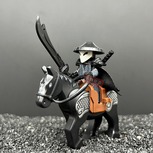 中国积木MOC人仔古代亡灵战士拼插第三方儿童小人偶男孩拼装玩具 - 图2