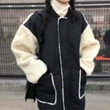 Зимняя куртка, удерживающий тепло пуховик, в корейском стиле, 2023, оверсайз