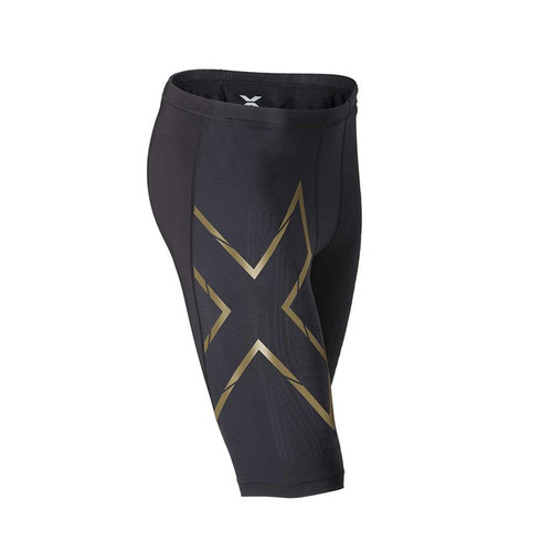 正版2XU Light Speed Core跑步压缩裤短裤男士健身运动马拉松防磨 - 图3