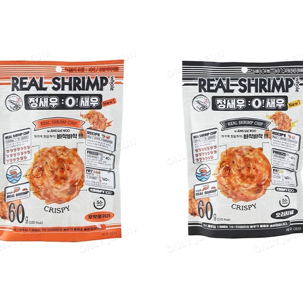 REALSHRIMP真虾饼60g袋每片虾饼约含有15-20只虾口感酥脆虾香浓郁 - 图3