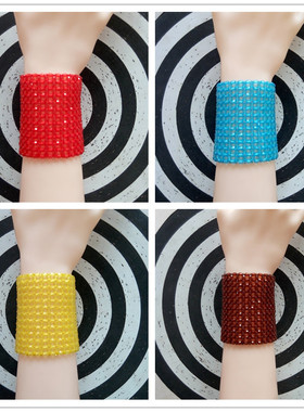 仿水晶4mm切面角珠定做手链