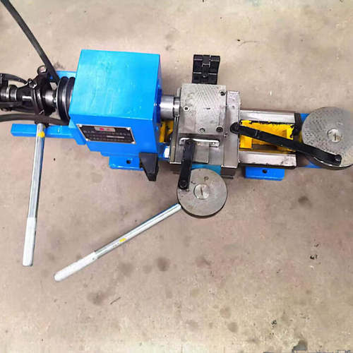 鑫火620-6125精密仪表车床通孔20-125mm桌上台式手扳车定做整机 - 图1