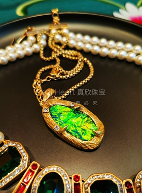 中古饰品经典项链女小众设计高级感手工精致独特气质