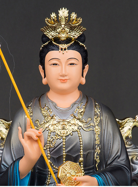 汉白玉平安复古客厅地母娘娘摆件