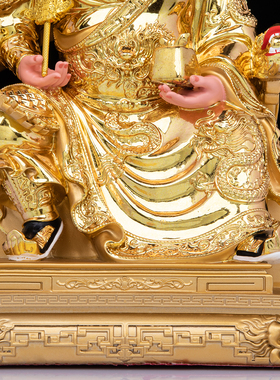男将军树脂神像供奉摆件保平安