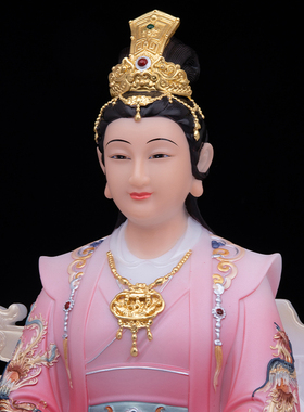 汉白玉实心玉神像供奉桌面摆件