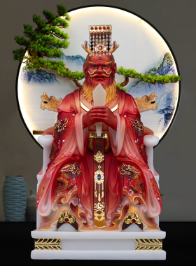 家用摆件合成玉实心风调雨顺