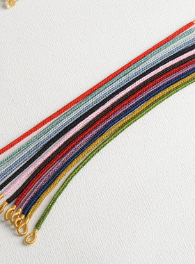 免编股线手绳diy黄金配饰手工编绳半成品手绳新中式红绳手链素绳