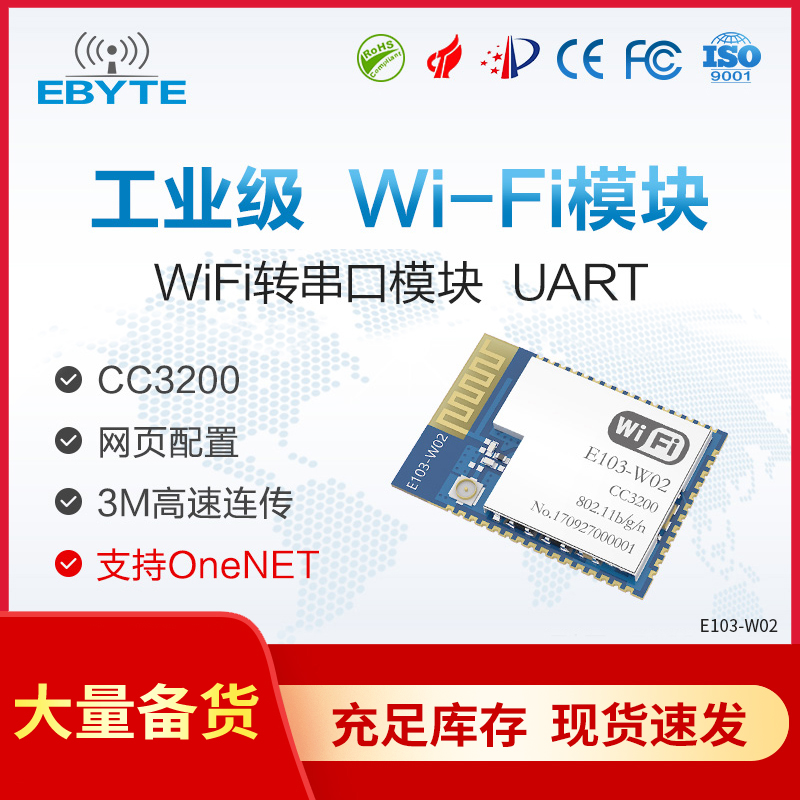 WiFi转串口无线收发数传模块CC3200/3220R/3235S低功耗2.4/5.8G-图0