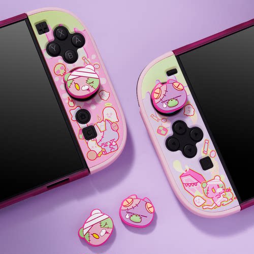 极想Switch2摇杆帽可爱卡通NS2手柄硅胶摇杆套增强手感游戏机配件 - 图0