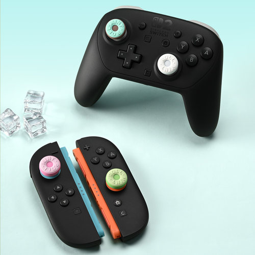 极想任天堂Switch2摇杆帽NS2 Pro手柄按键帽硅胶增高防滑游戏配件 - 图0