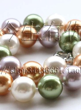 正圆贝珠项链全国包邮