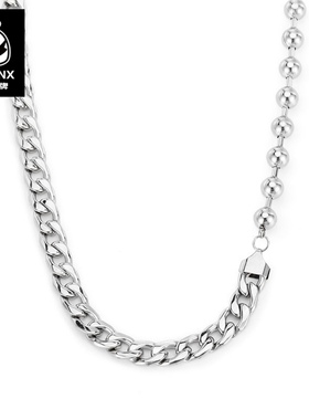 闪电潮牌中性钛钢颈链礼盒款